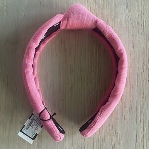 NEW Lele Sadoughi Silk Pink Knotted Headband